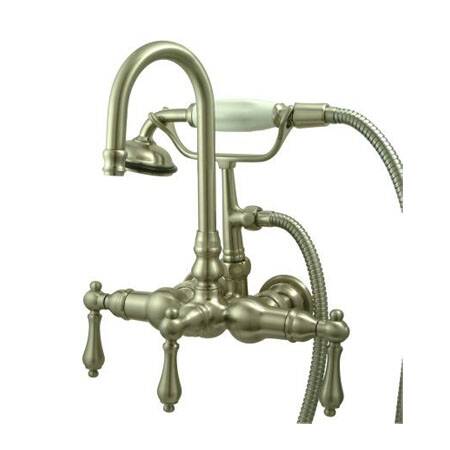 Elements of Design Vintage Single Hole Bathroom Faucet with Drain